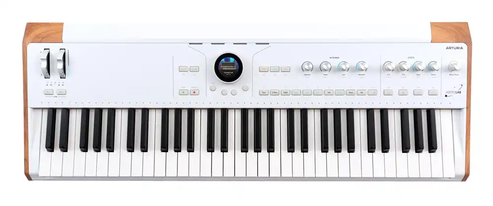 Arturia - AstroLab 61-Note Semi-Weighted Keyboard with Piano-Size Keys & Aftertouch - ASTROLAB61WH Fast Shipping