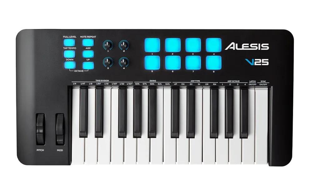 Trending Alesis - V25 MKII 25-Key USB-MIDI Keyboard Controller