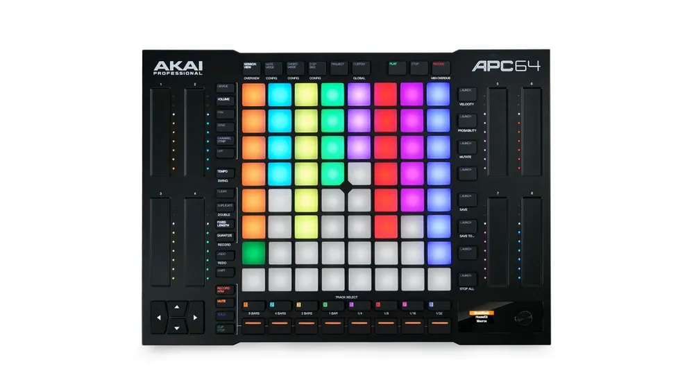 Akai - APC64 - Ableton Live Controller With 64 Velocity-Sensitive Pads And 8 Assignable Touchstrips Holiday Sale