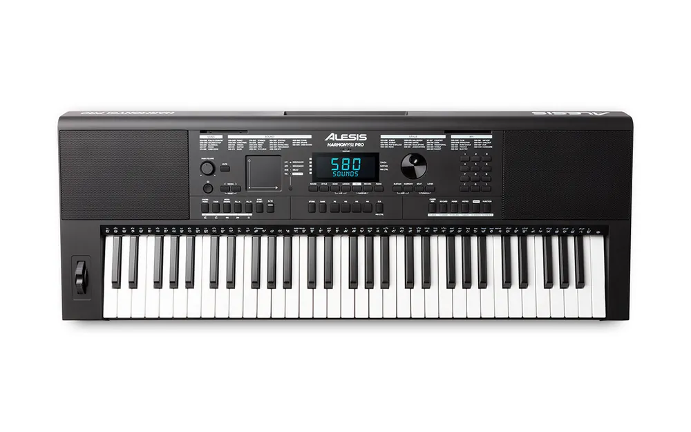 Free Shipping Alesis -Harmony 61 Pro 61-Key Portable Keyboard with Built-In Speakers