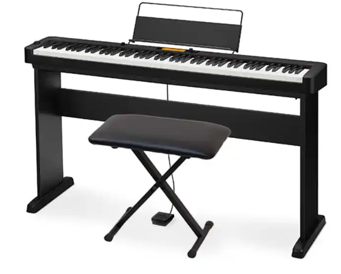 Casio - S360 Scaled Hammer Action 88 Note Keyboard with Stand and Bench - Black - S360CSAB Order Now