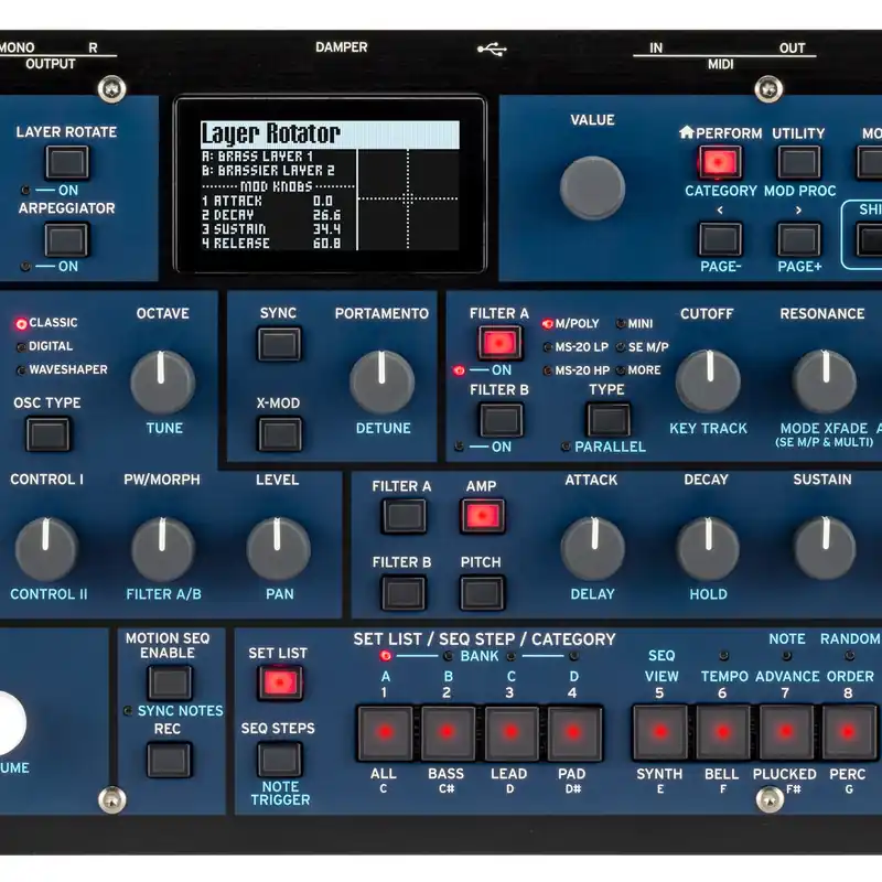 Price Cut Korg -Multi/Poly - Module Analog Modeling Synthesizer