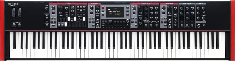 Trusted Brand Roland - V-Stage 88 - 88-note hammer-action keyboard with escapement and Ivory Feel