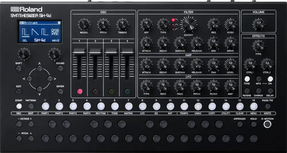 Roland - SH-4d - Desktop Synthesizer Hot Deal