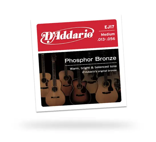 D'Addario - EJ17 Medium 13-56 Phosphor Bronze Worldwide Shipping