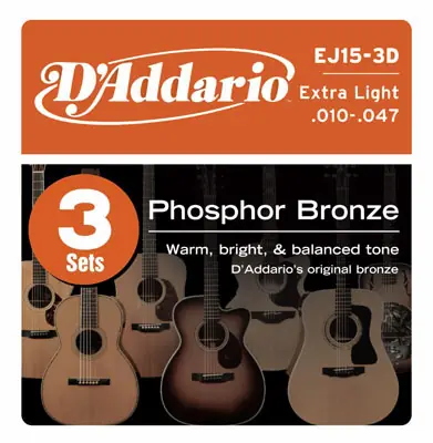 Best Choice D'Addario - EJ-15 3 pack