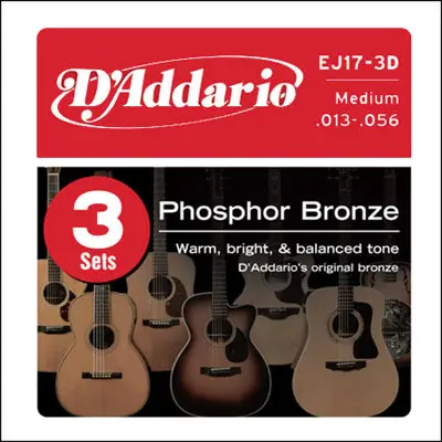D'Addario - EJ17 3 Pack Authentic