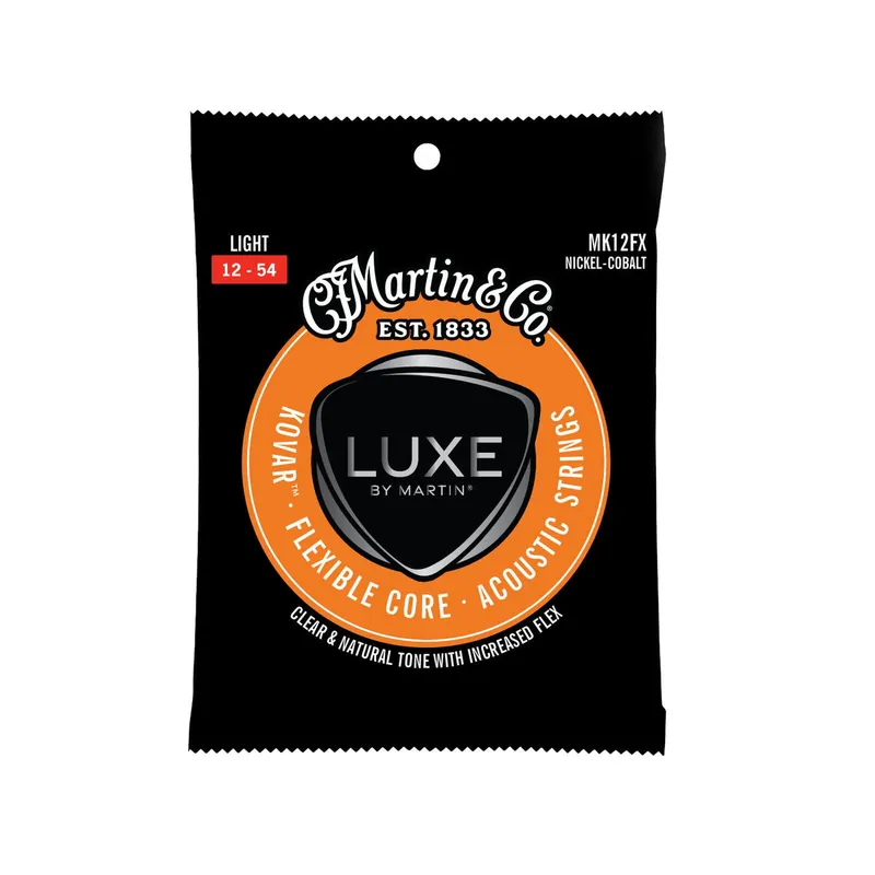 Martin (C.F. Martin & Co.) - Luxe by Martin® Kovar™ Flexible Core Guitar Strings - MK12FX Markdown
