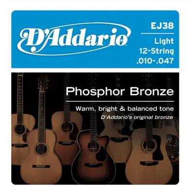 New Release D'Addario - EJ38 12-LT