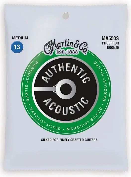 While Supplies Last Martin - MA550S Authentic Acoustic Marquis Silked Strings - Medium 13-56