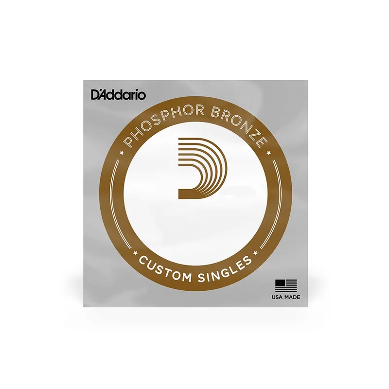 D'addario - Custom Singles – Phosphor Bronze 0.035 Authentic
