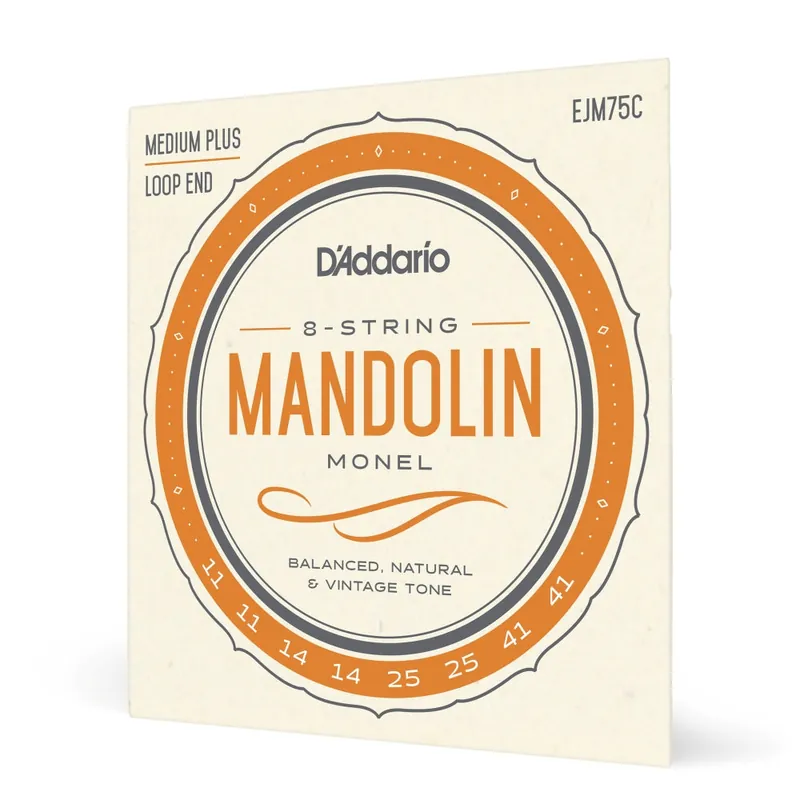 D'Addario - EJM75C Monel Mandolin Strings - Medium Plus - 11-41 Modern