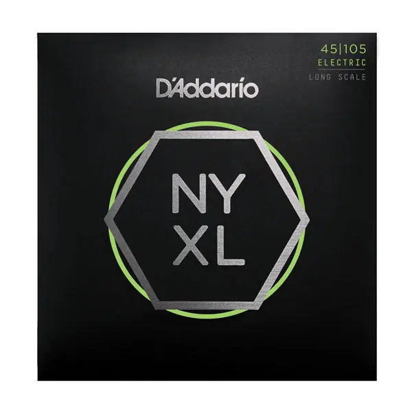 Special Discount D'Addario - NYXL45105- Set Long Scale- Light Top / Med Bottom- 45-105
