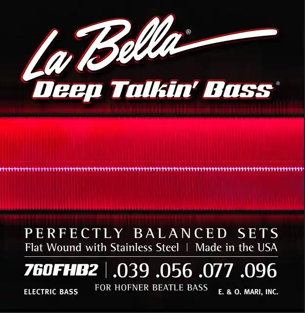 Cheap Labella - 760FHB2 “Beatle” Bass Stainless Flats – 39-96