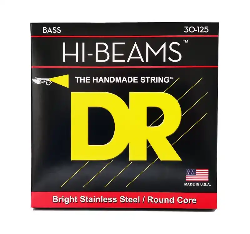 Genuine DR Handmade Strings - Hi-beams 6-String Bass Strings - Medium (30-125) - MR6-30