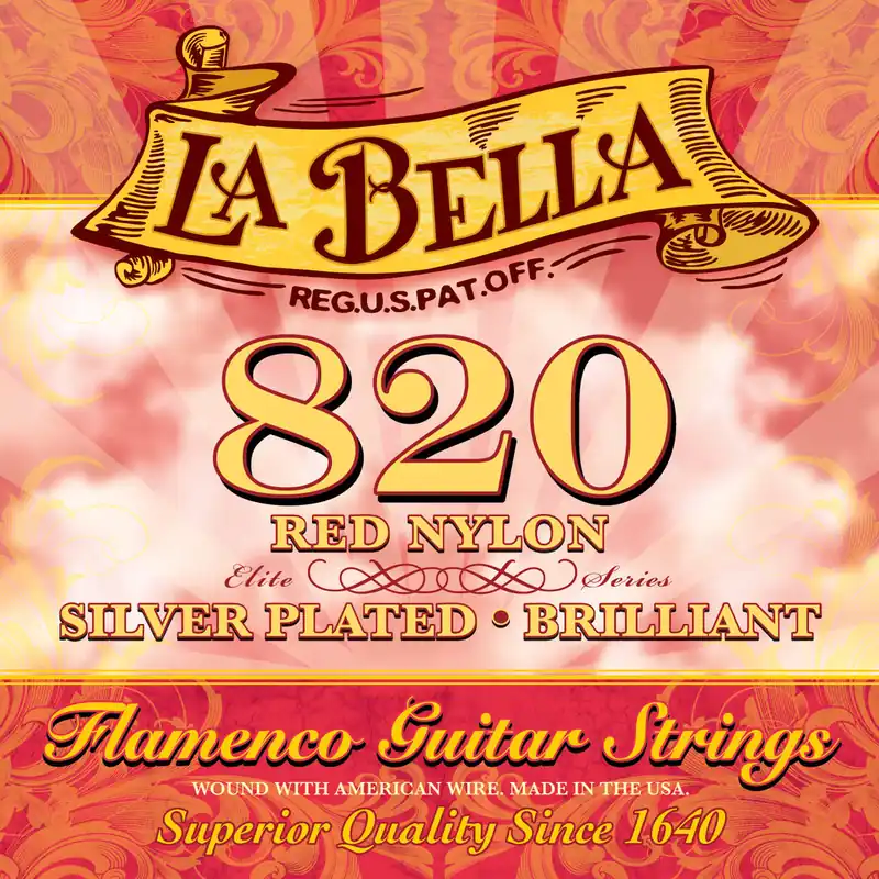 Labella - Labella 820 Flamenco Red Nylon Direct From Manufacturer
