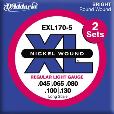 D'Addario - EXL170 Double Pack - EXL170 45-100 New Release