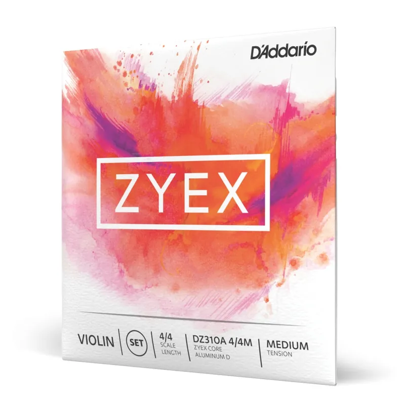 Buy Today D'Addario - Zyex Violin String Set with Aluminum D - 4/4 Scale - Medium Tension