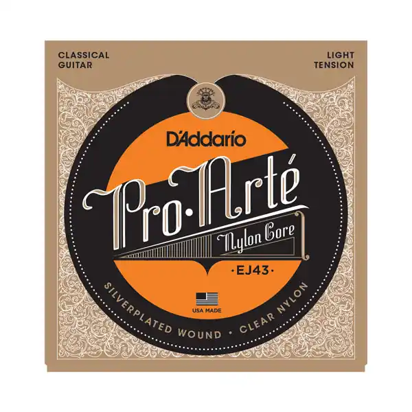 D'Addario - EJ43 Pro-Arte Nylon Classical Guitar Strings- Light Tension Secure Checkout