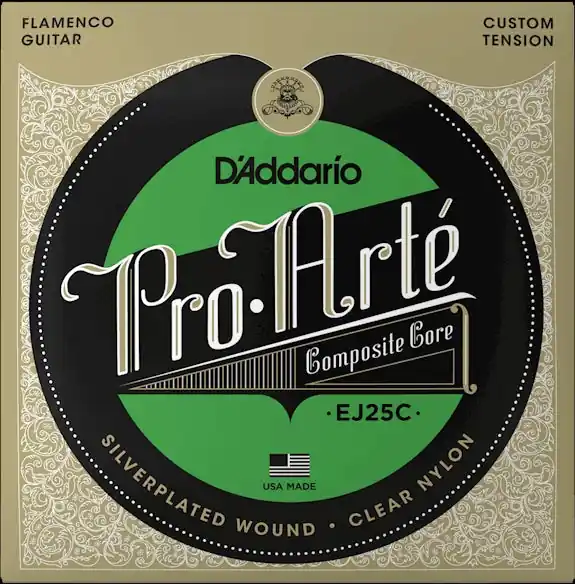 D'Addario - EJ25C Pro-Arté Clear Nylon Composite - Flamenco Tension Popular