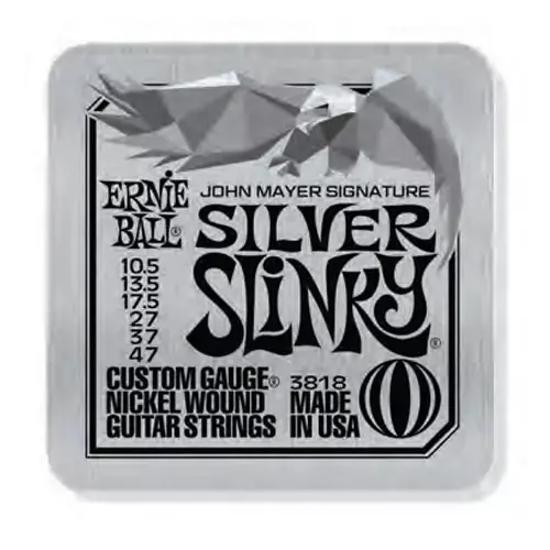 Free Delivery Ernie Ball - John Mayer Signature Silver Slinky Guitar Strings - 3-Pack - 3818EB