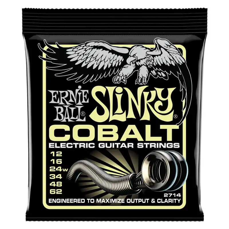 Ernie Ball - Mammoth Slinky Cobalt Electric Guitar Strings - 12-62 Gauge- P02714 Weekend Sale