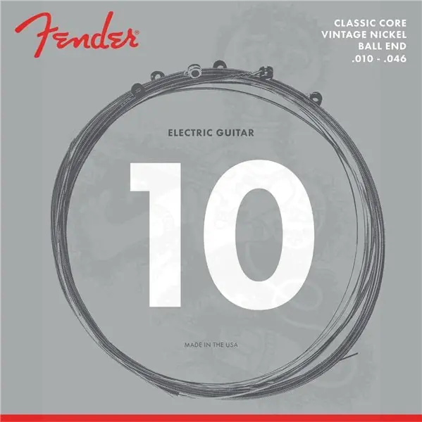 No Minimum Order Fender - Classic Core-155R, Vintage Nickel-Ball Ends (.010-.046) 0730155406