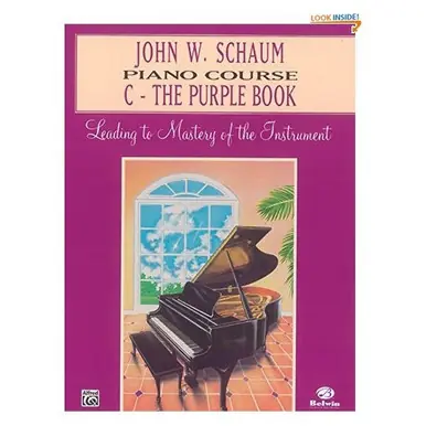 Cheap John W. Schaum Piano Course: C - The Purple Book (Leading to Mastery of the Instrument) (Paperback)