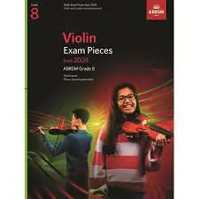 Best Seller ABRSM VIOLIN EXAM PIECES FROM 2024 (PART+SCORE) GRADE 8