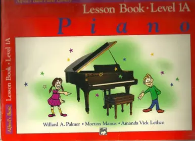 Alfred's Basic Piano Library Lesson Book (level 1a) One Day Deal