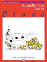 New Release Alfred's Basic Piano Library: Notespeller Book 1A