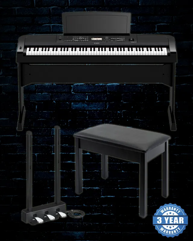 Last Chance Yamaha DGX-670 88-Key Portable Grand Piano Package