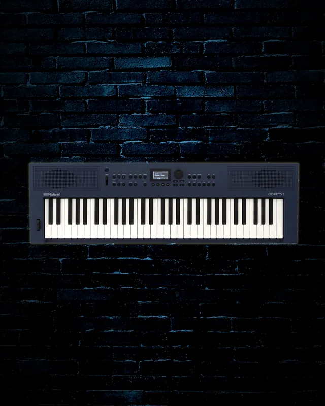 Roland GO:KEYS 3 - 61-Key Music Creation Keyboard - Midnight Blue Trusted Brand