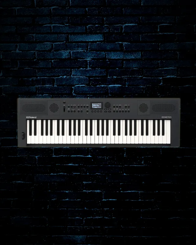 Authentic Roland GO:KEYS 5 - 61-Key Music Creation Keyboard - Graphite