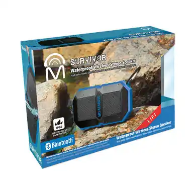SURVIVOR IP67 Waterproof Sandproof Rugged Bluetooth Speaker Viral