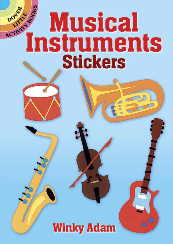 Stickers: Musical Instruments Stickers One Day Deal