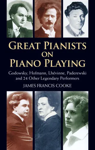 Great Pianists on Piano Playing: Godowsky, Hofmann, Lhevinne, Paderewski and 24 Other Legendary Performers Top Pick