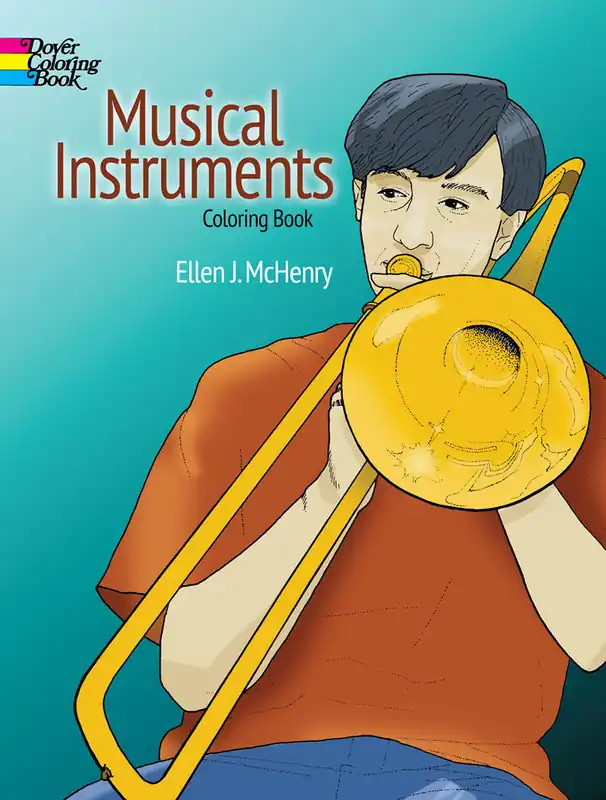 Musical Instruments Coloring Book Warranty Included