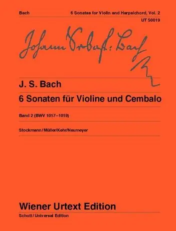 Bach 6 Sonatas BWV 1017-1019 Volume 2 Hot Deal