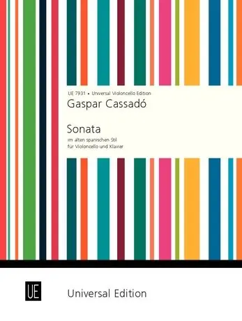 Super Sale Cassadó Sonata in the Old Spanish Style