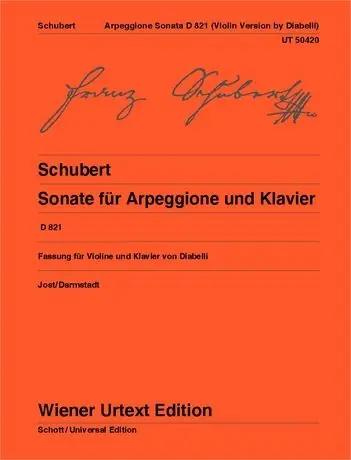 Schubert: Sonata for Arpeggione and piano for violin and piano D 821 Premium