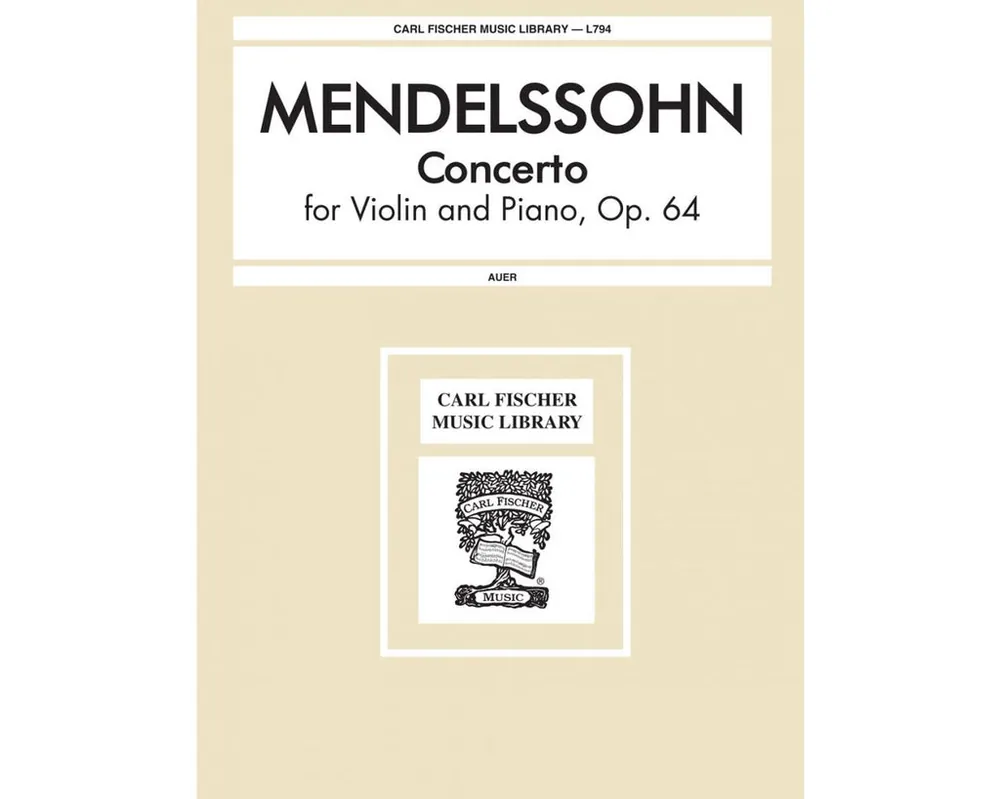 Mendelssohn Violin Concerto Opus 64 Certified