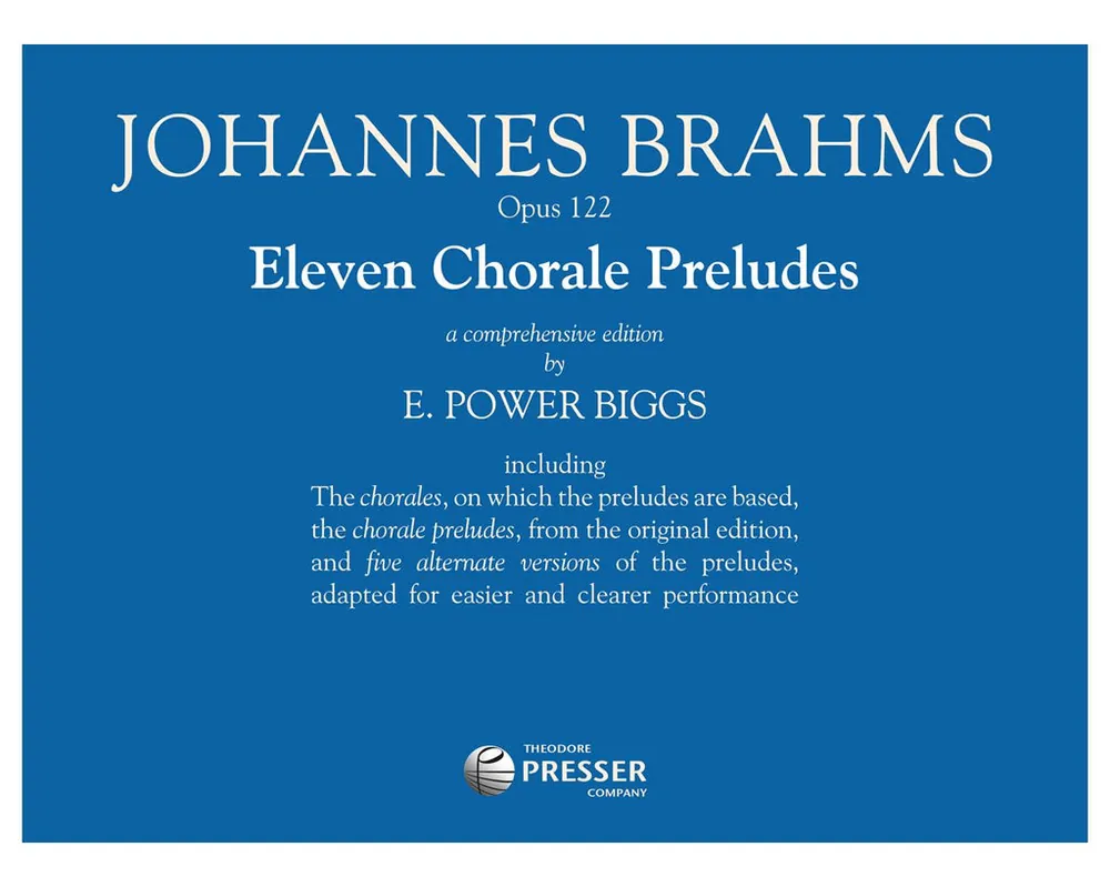 Brahms: 11 Choral Preludes Opus 122 Fresh Stock