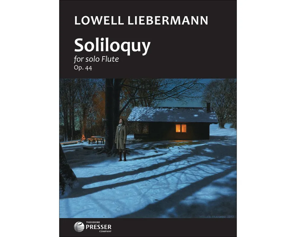 Genuine Liebermann Soliloquy Op 44 for solo Flute