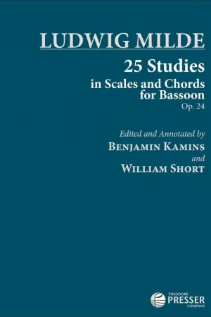 Milde 25 Studies in Scales and Chords for Bassoon Special Offer