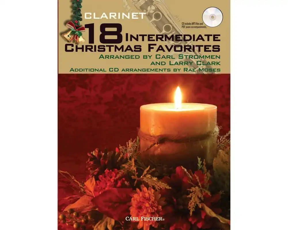Super Sale 18 Intermediate Christmas Favorites for Clarinet with CD