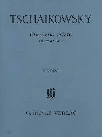 Tchaikovsky Chanson Triste Opus 40 No 2 Same Day Shipping