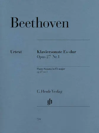 Beethoven Piano Sonata in E flat major Opus 27 No 1 Best Seller