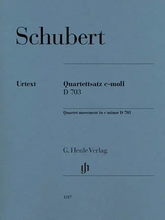 New Arrival Schubert String Quartet Movement in c minor D 703