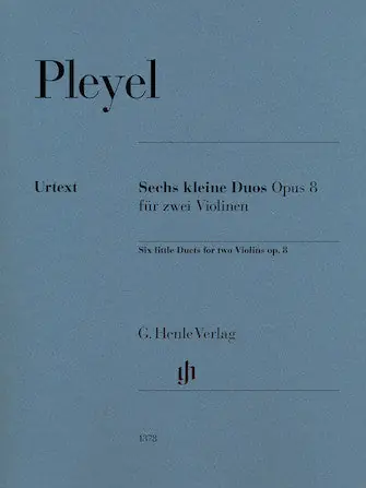 Free Delivery Pleyel Six Little Duets Op. 8 Two Violins